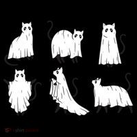 Halloween Cute Cat Boo Halloween Cat Ghost Coffee Mug thumb 5