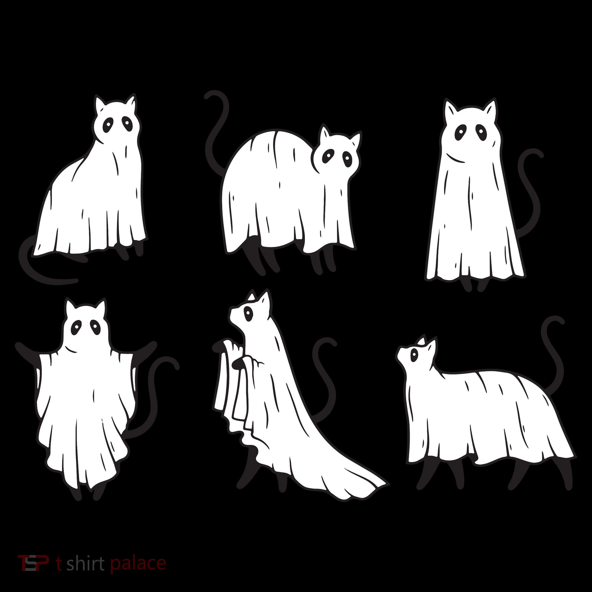 Halloween Cute Cat Boo Halloween Cat Ghost Coffee Mug