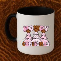 Howdy Christmas Cute Holiday Coffee Mug thumb 2