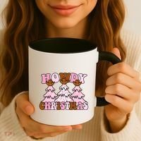 Howdy Christmas Cute Holiday Coffee Mug thumb 3