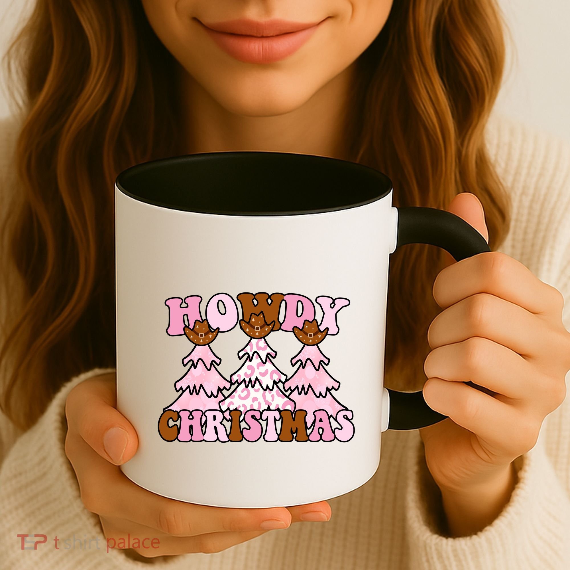 Howdy Christmas Cute Holiday Coffee Mug