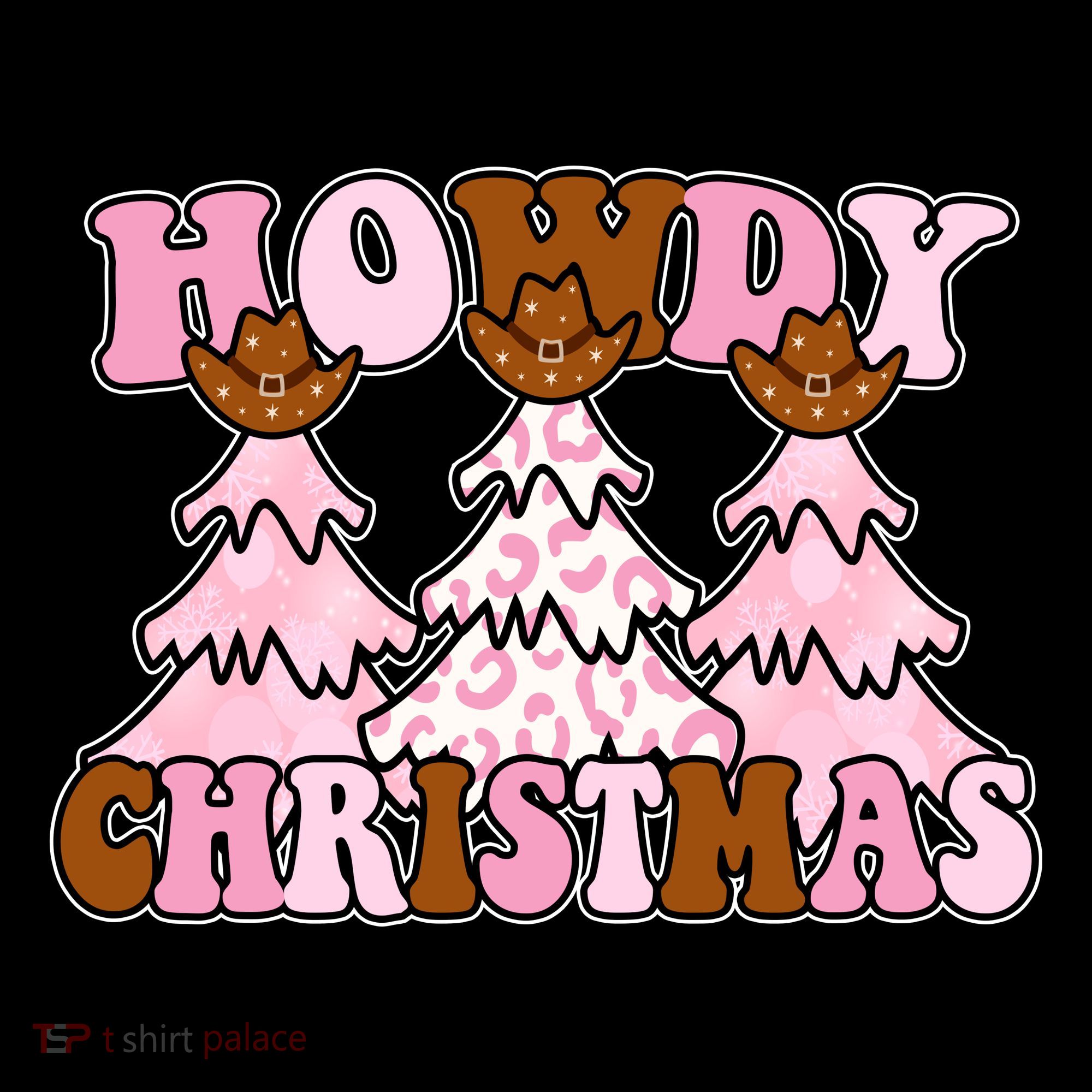 Howdy Christmas Cute Holiday Mousepad