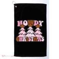 Howdy Christmas Cute Holiday Golf Towel thumb 0