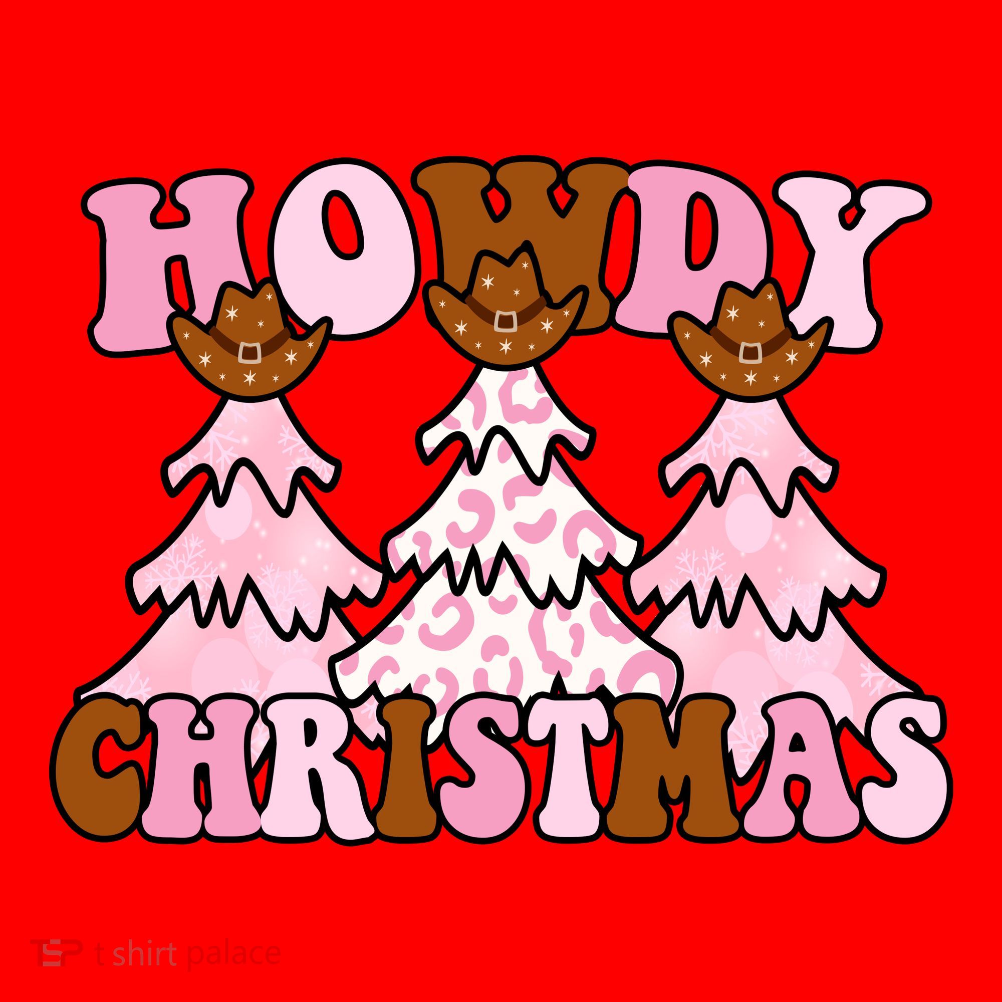 Howdy Christmas Cute Holiday Santa Hat