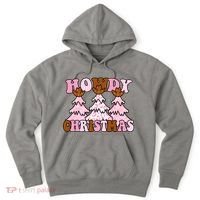 Howdy Christmas Cute Holiday Hoodie thumb 0