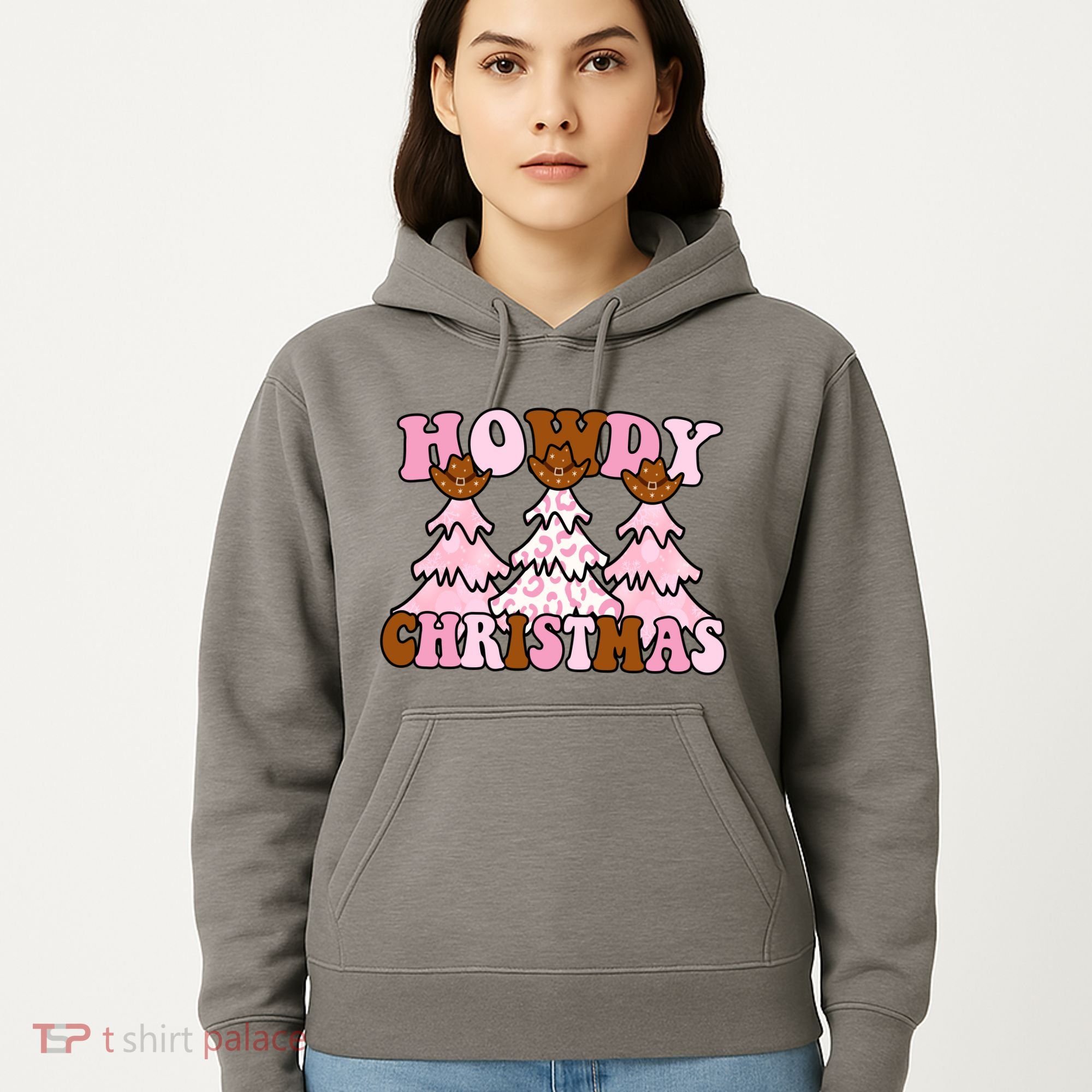Howdy Christmas Cute Holiday Hoodie