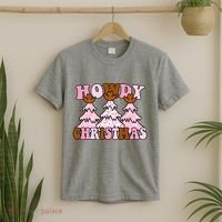 Howdy Christmas Cute Holiday T-Shirt thumb 2