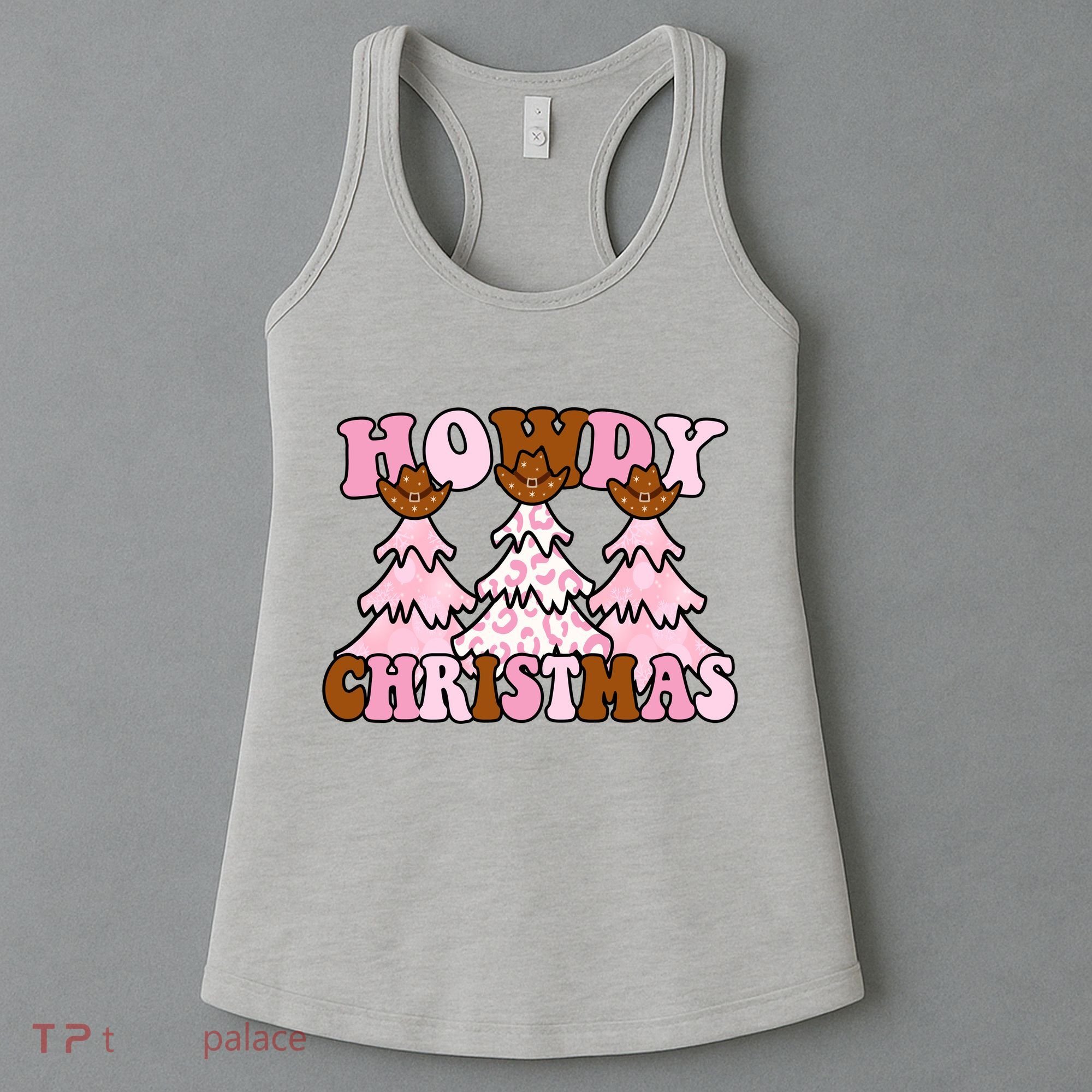 Howdy Christmas Cute Holiday Women's Tank Top