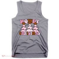 Howdy Christmas Cute Holiday Tank Top thumb 0