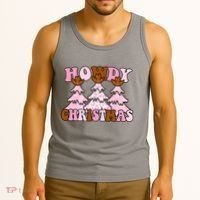 Howdy Christmas Cute Holiday Tank Top thumb 3