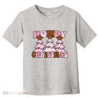 Howdy Christmas Cute Holiday Toddler T-Shirt thumb 0