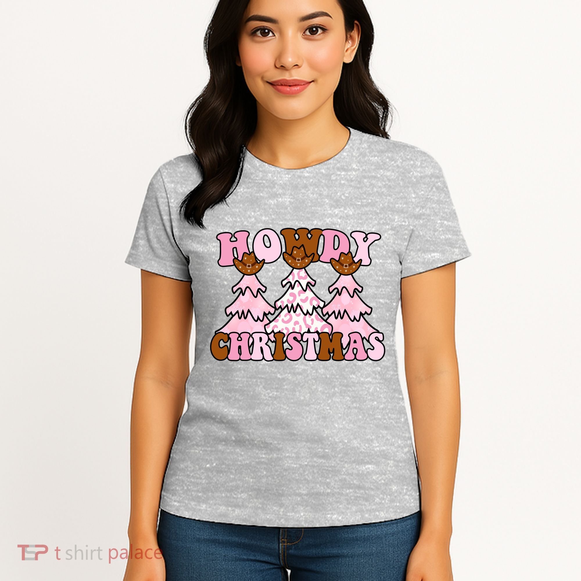 Howdy Christmas Cute Holiday Women's T-Shirt