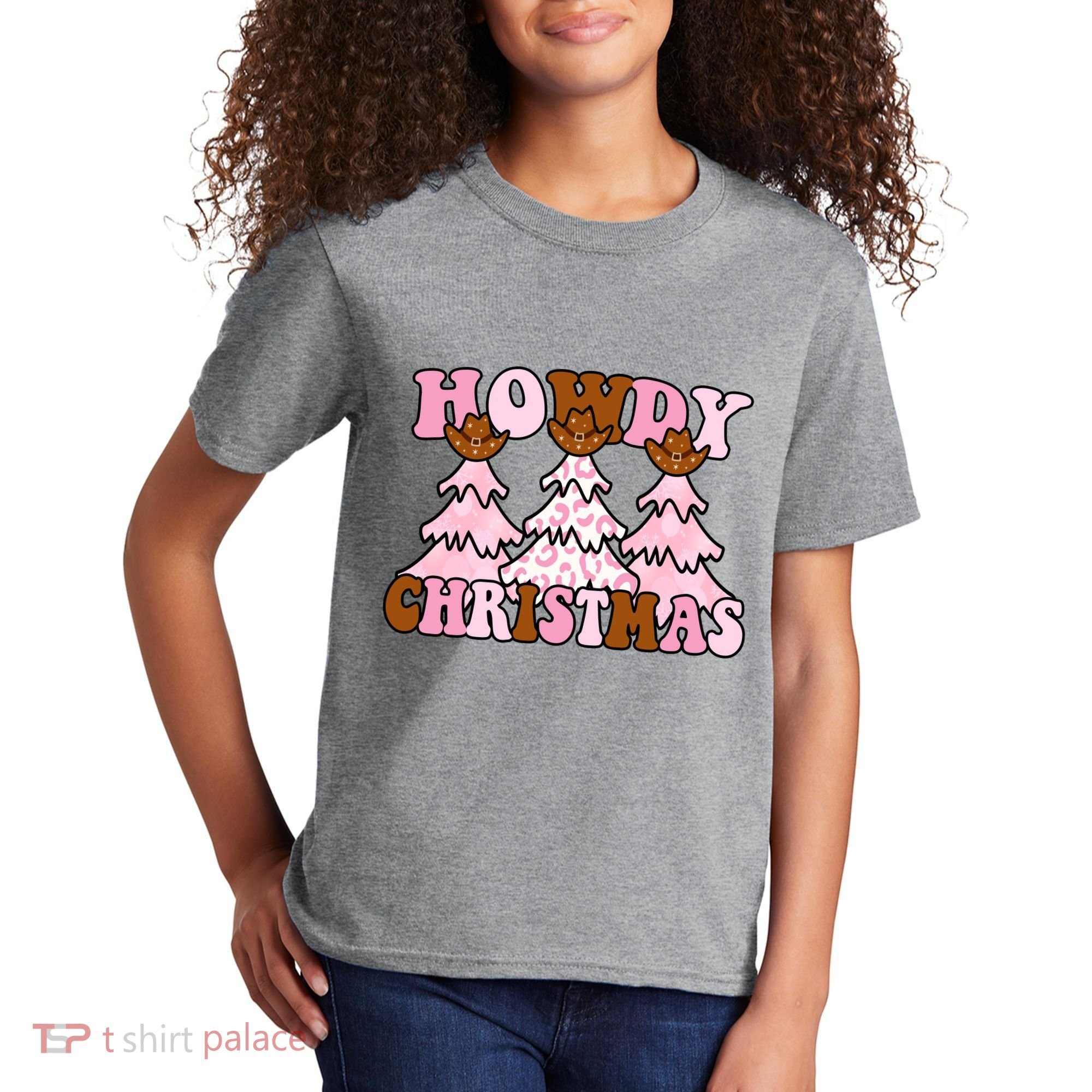 Howdy Christmas Cute Holiday Kids T-Shirt