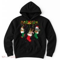 Hanging Cats Christmas Stockings Hoodie thumb 0