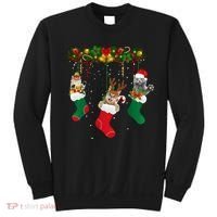 Hanging Cats Christmas Stockings Sweatshirt thumb 0