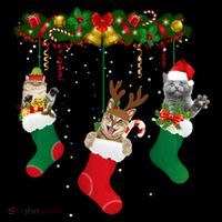 Hanging Cats Christmas Stockings Coffee Mug thumb 5