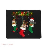 Hanging Cats Christmas Stockings Mousepad thumb 0