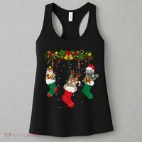 Hanging Cats Christmas Stockings Women's Tank Top thumb 3