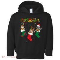 Hanging Cats Christmas Stockings Toddler Hoodie thumb 0