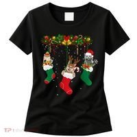 Hanging Cats Christmas Stockings Women's T-Shirt thumb 0