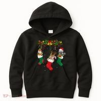 Hanging Cats Christmas Stockings Kids Hoodie thumb 0