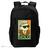 Hold Crypto Currency Cartoon Backpack thumb 0