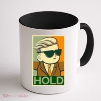 Hold Crypto Currency Cartoon Coffee Mug thumb 1