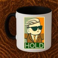 Hold Crypto Currency Cartoon Coffee Mug thumb 2