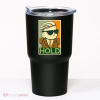Hold Crypto Currency Cartoon Tumbler thumb 0