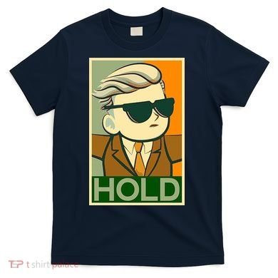 Hold Crypto Currency Cartoon T-Shirt