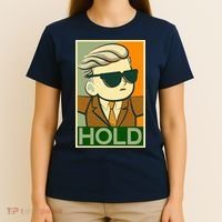 Hold Crypto Currency Cartoon T-Shirt thumb 4