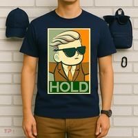 Hold Crypto Currency Cartoon T-Shirt thumb 6