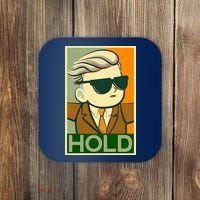 Hold Crypto Currency Cartoon Coaster thumb 0
