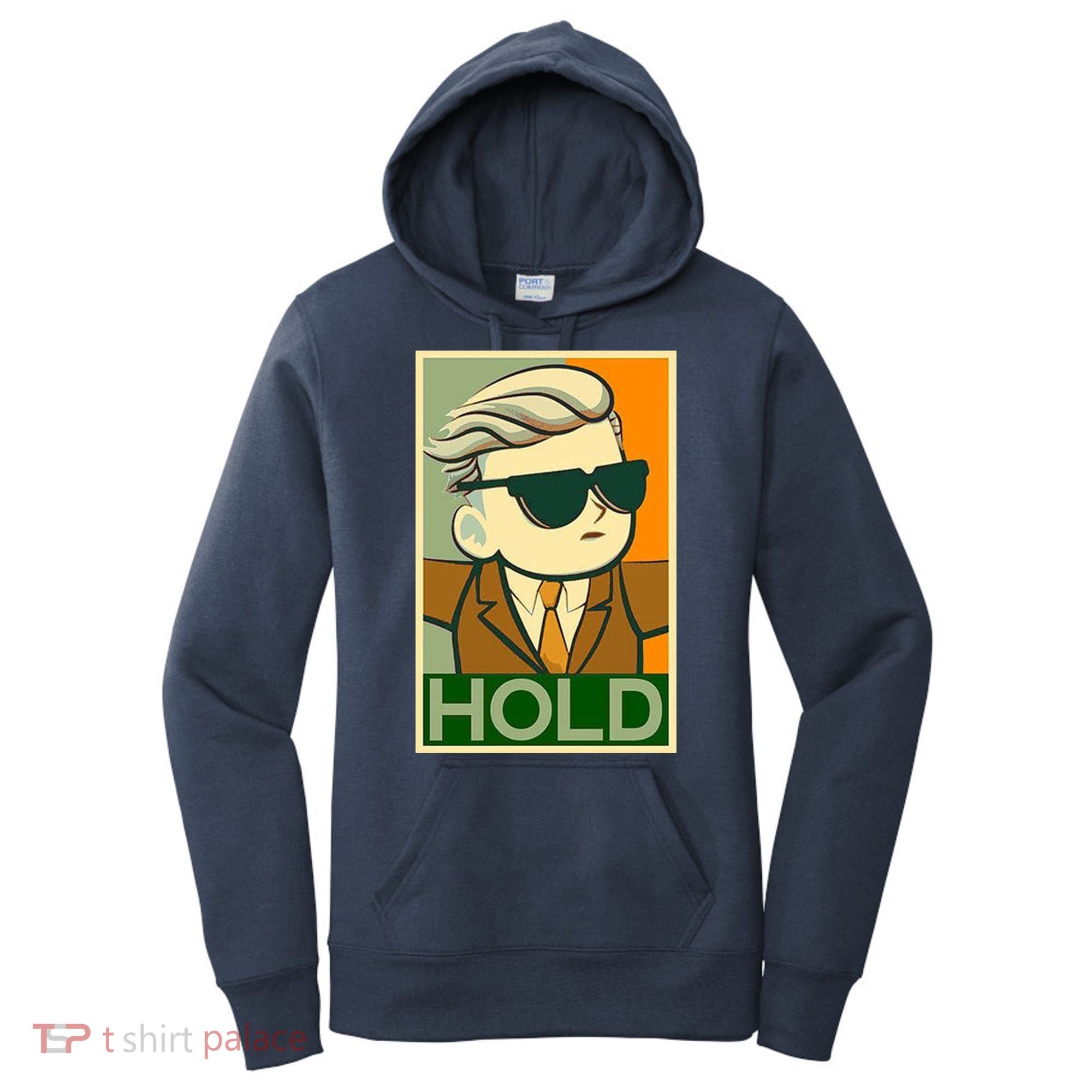 Hold Crypto Currency Cartoon Women's Hoodie
