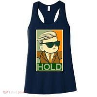 Hold Crypto Currency Cartoon Women's Tank Top thumb 0