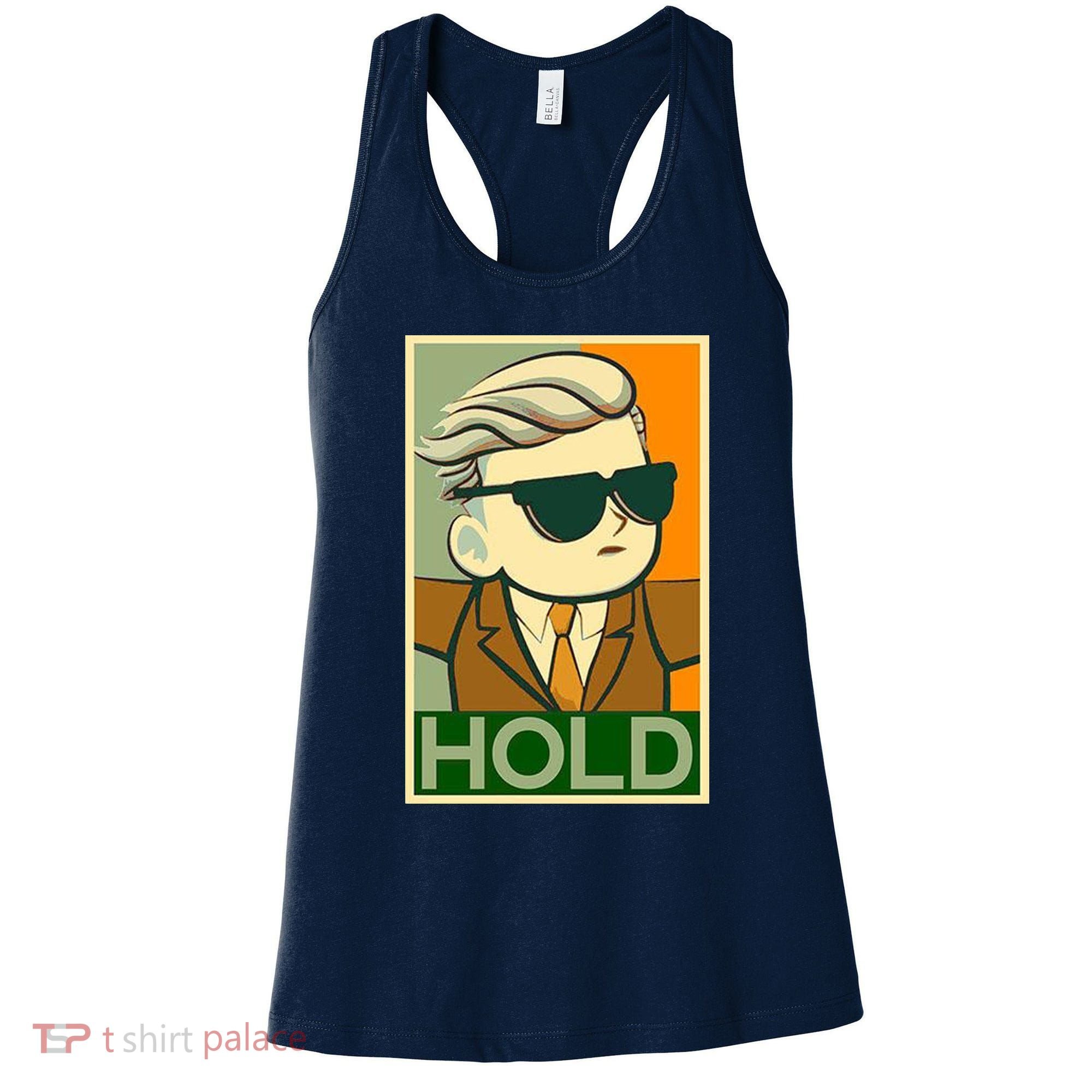 Hold Crypto Currency Cartoon Women's Tank Top