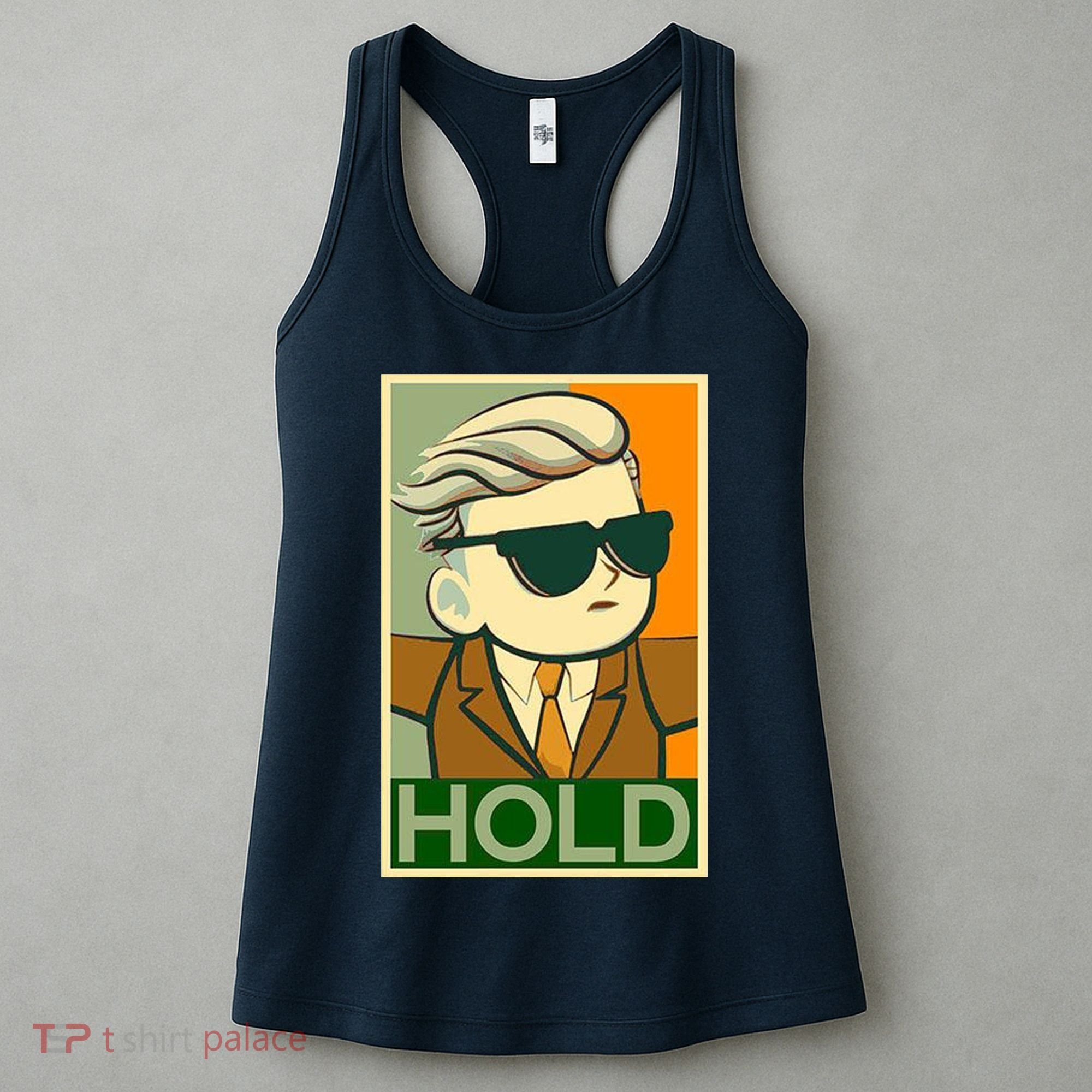 Hold Crypto Currency Cartoon Women's Tank Top
