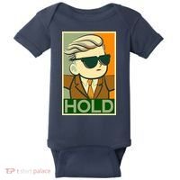 Hold Crypto Currency Cartoon Baby Bodysuit thumb 0