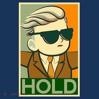 Hold Crypto Currency Cartoon Baby Bodysuit thumb 2