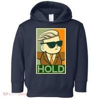 Hold Crypto Currency Cartoon Toddler Hoodie thumb 0