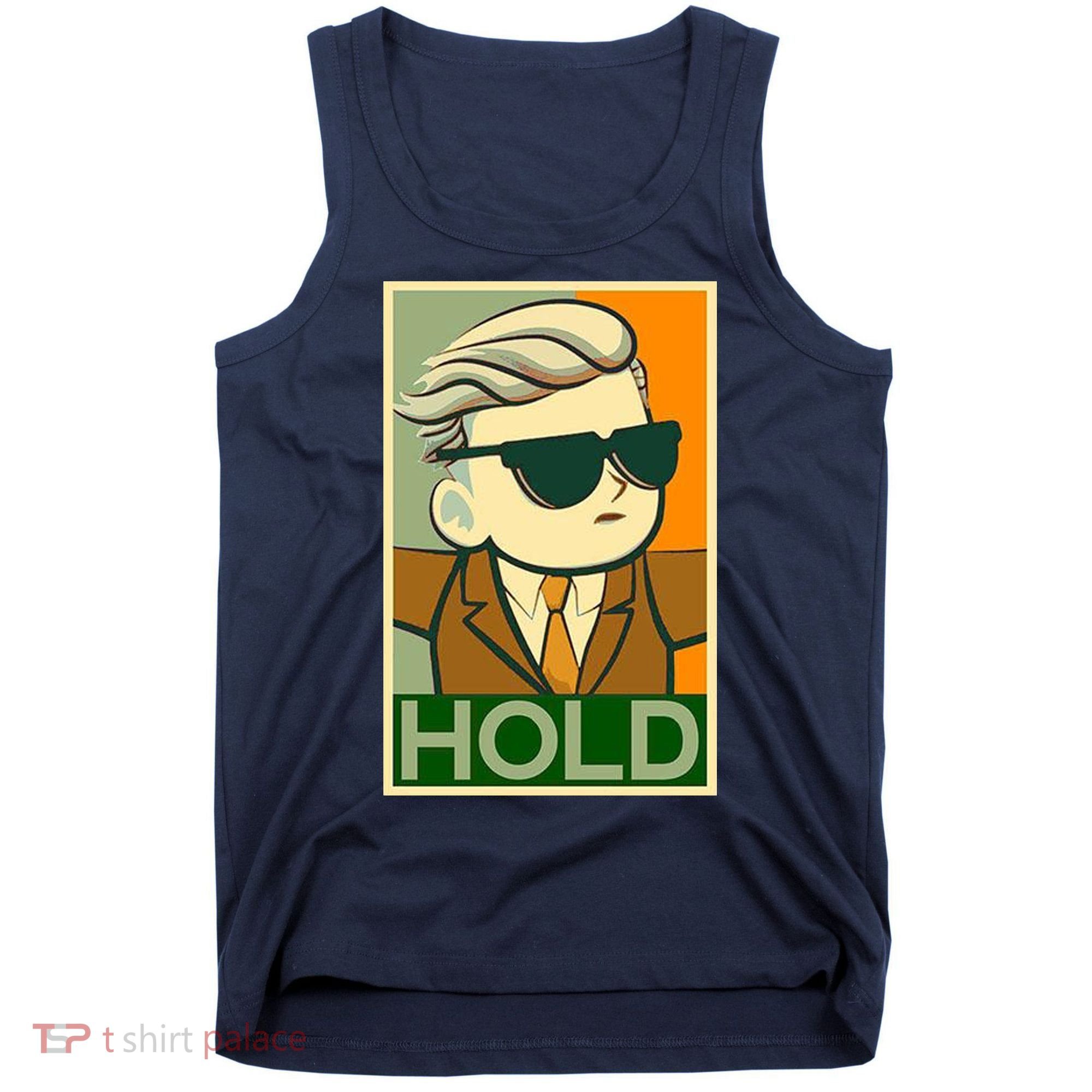 Hold Crypto Currency Cartoon Tank Top