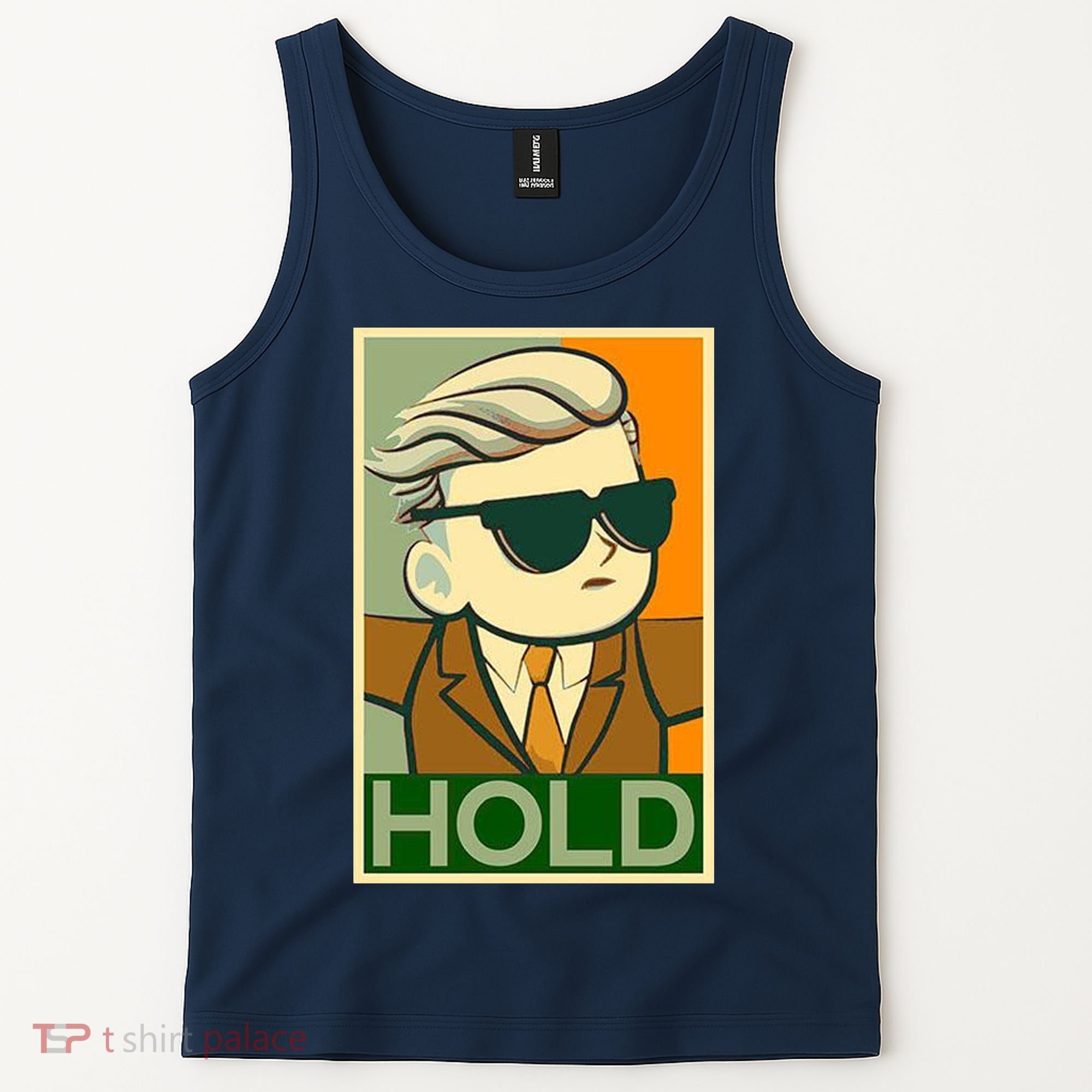 Hold Crypto Currency Cartoon Tank Top