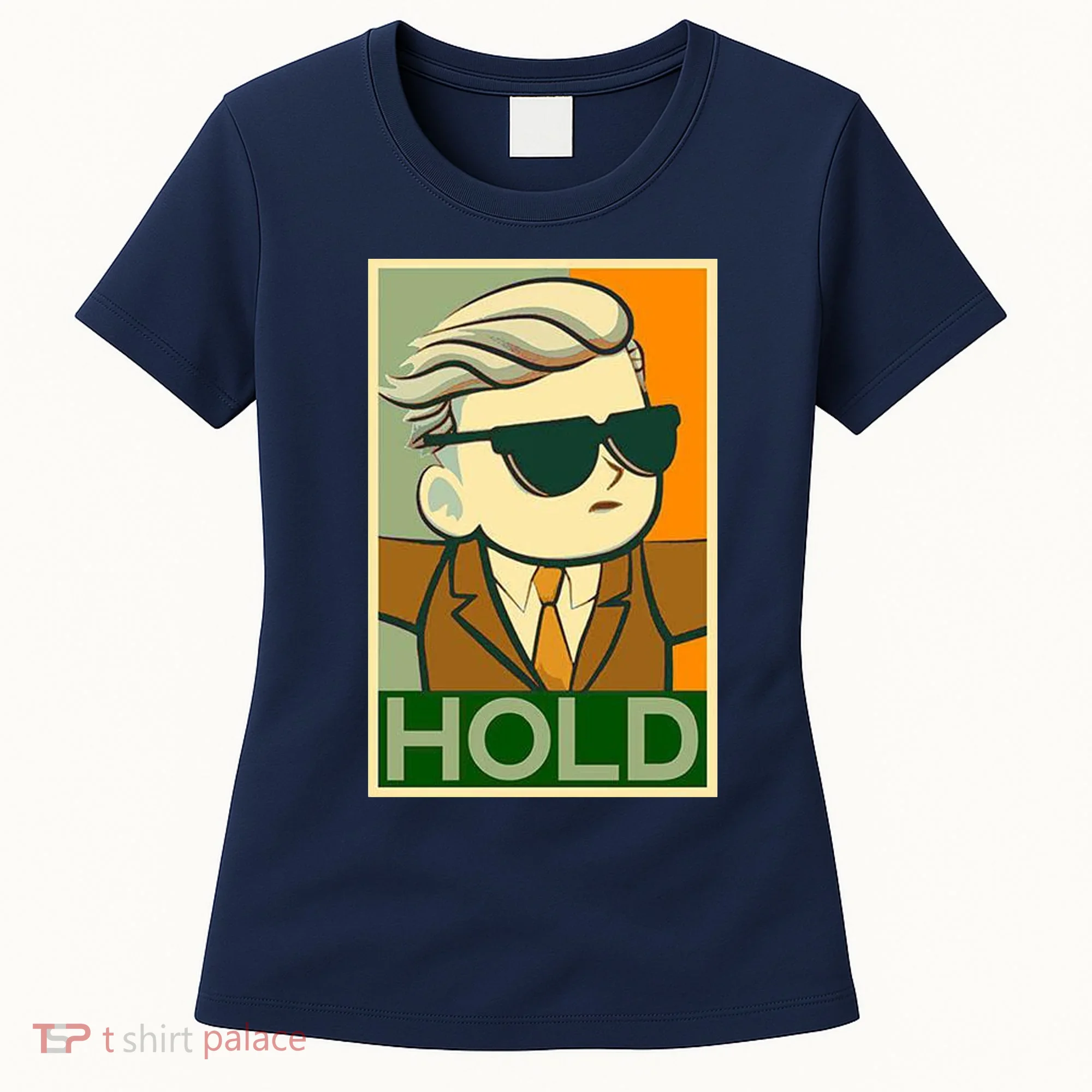 Hold Crypto Currency Cartoon Women's T-Shirt