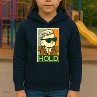 Hold Crypto Currency Cartoon Kids Hoodie thumb 3