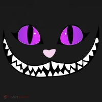 Halloween Cheshire Cat Grinning Smile Wonderland Floating Pajama Set thumb 2