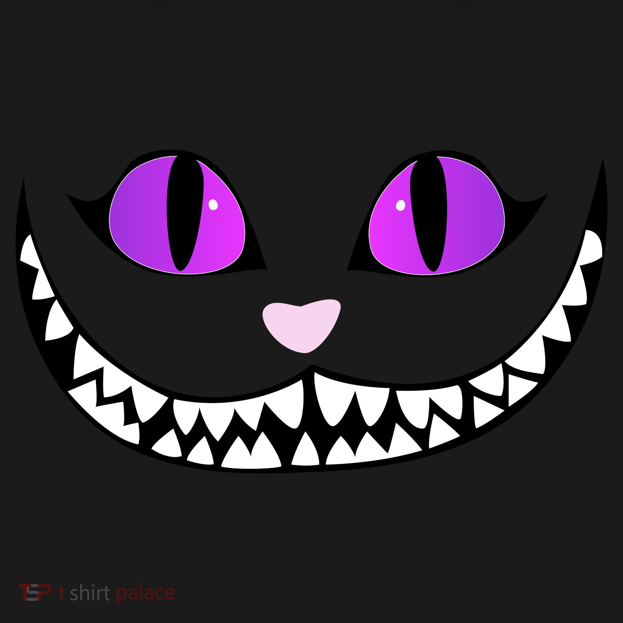 Halloween Cheshire Cat Grinning Smile Wonderland Floating Polo