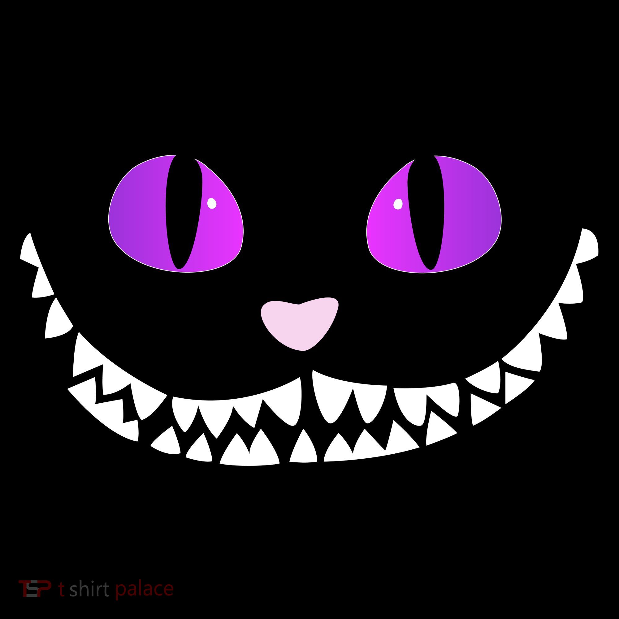 Halloween Cheshire Cat Grinning Smile Wonderland Floating Tank Top