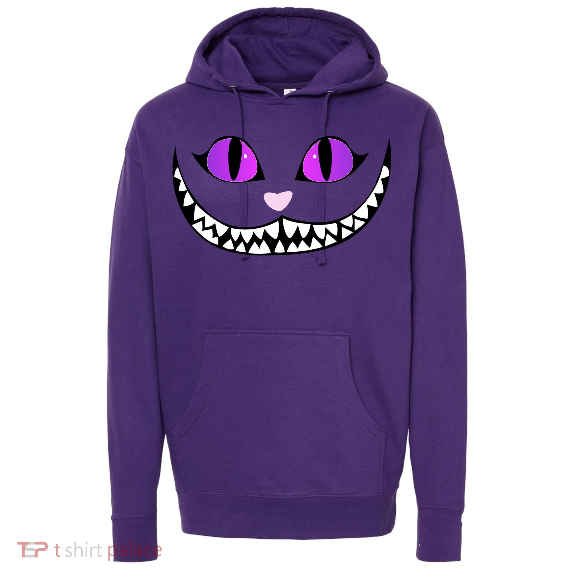 Halloween Cheshire Cat Grinning Smile Wonderland Floating Hoodie
