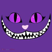 Halloween Cheshire Cat Grinning Smile Wonderland Floating Long Sleeve Shirt thumb 2