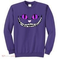 Halloween Cheshire Cat Grinning Smile Wonderland Floating Sweatshirt thumb 0